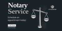 Professional Notary Services Twitter Post
