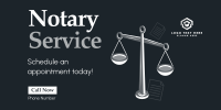 Professional Notary Services Twitter Post