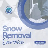 Snow Removal Service Instagram Post