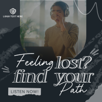 Finfing Path Podcast Instagram Post Design