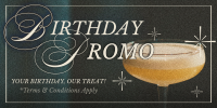 Rustic Birthday Promo Twitter Post