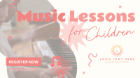 Music Lessons for Kids Animation