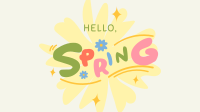 Playful Hello Spring Facebook Event Cover