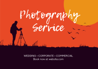 Professional Photographer  Postcard