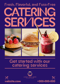 Modern Food Catering Services Flyer