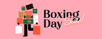 Boxing Shopping Sale Facebook Cover Design