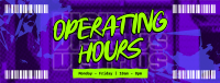 Operating Hours Facebook Cover example 1