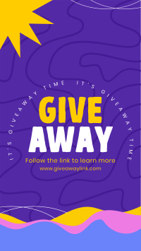 Liquid Abstract Giveaway Instagram Story