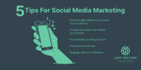 Social Media Hand Twitter Post