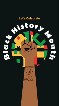 Black History Power Facebook Story