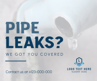 Leaky Pipes Facebook Post