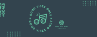 Good Vibes Happy Note Facebook Cover