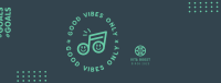 Good Vibes Happy Note Facebook Cover Image Preview