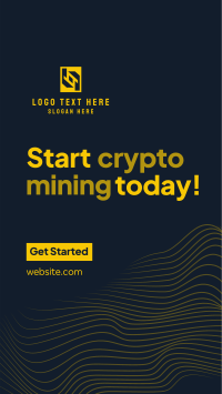 Crypto Mining Instagram Story