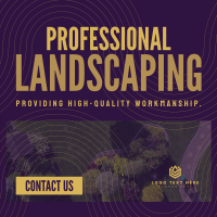 Modern Landscape Services Instagram Post Design