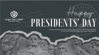 President's Day Mt. Rushmore Animation