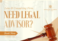 Legal Advising Postcard