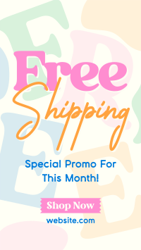 Special Shipping Promo Instagram Reel Design