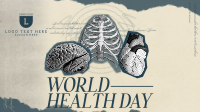 Vintage World Health Day Animation