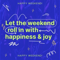 Weekend Joy Instagram Post Design