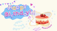 Fun Birthday Greeting Facebook Event Cover