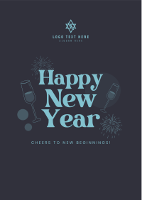 New Year Cheers Flyer