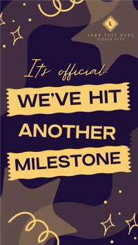 Cutesy Quirky Milestone Facebook Story Design