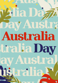 Australia Day Pattern Flyer