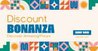 Geometric Discount Bonanza Facebook Ad