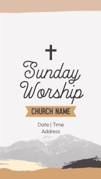 Church Sunday Worship Instagram Story