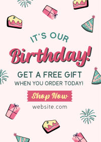 Business Birthday Promo Flyer