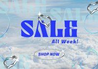 Sale All Week Postcard