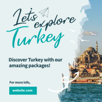 Istanbul Adventures Instagram Post Design