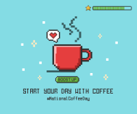 Coffee Day Pixel Facebook Post