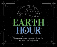 Earth Hour Sky Facebook Post