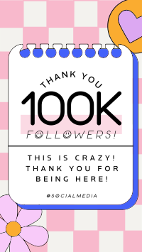 Y2K Thank You Followers Instagram Story Design