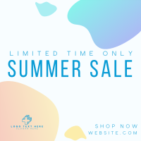 Summer Sale Puddles Instagram Post