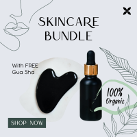 Organic Skincare Bundle Instagram Post