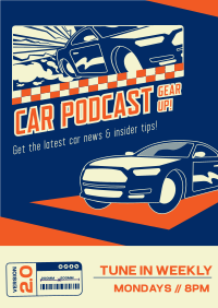 Fast Car Podcast Flyer