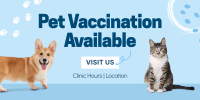 Pet Vaccination Twitter Post