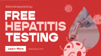 Textured Hepatitis Testing Animation