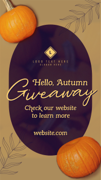 Hello Autumn Giveaway YouTube Short