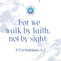 Walk by Faith Linkedin Post