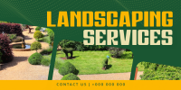 Clean Landscaping Service Twitter Post