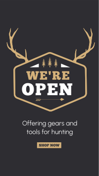 Hunting Supplies Instagram Story