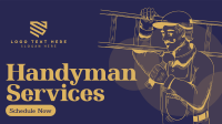 Rustic Handyman Service Animation
