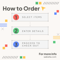 Abstract Order Guide Instagram Post