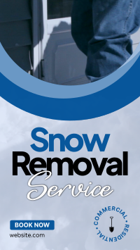 Snow Removal Service Instagram Story