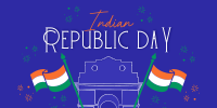 Festive Quirky Republic Day Twitter Post