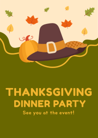 Thanksgiving Dinner Party Flyer